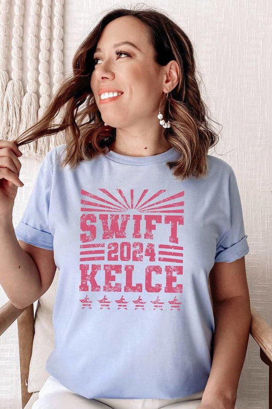 Swift Kelce Tee - Strawberry Moon Boutique