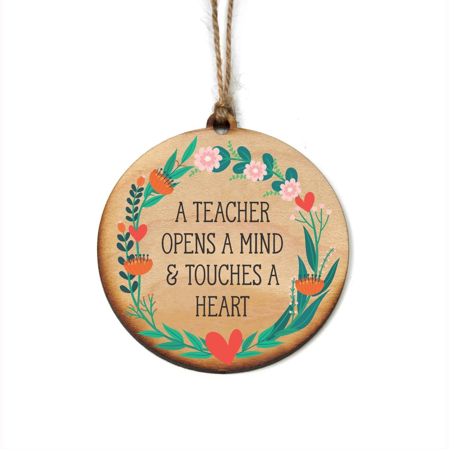 Teacher Opens A Mind Ornament - Strawberry Moon Boutique