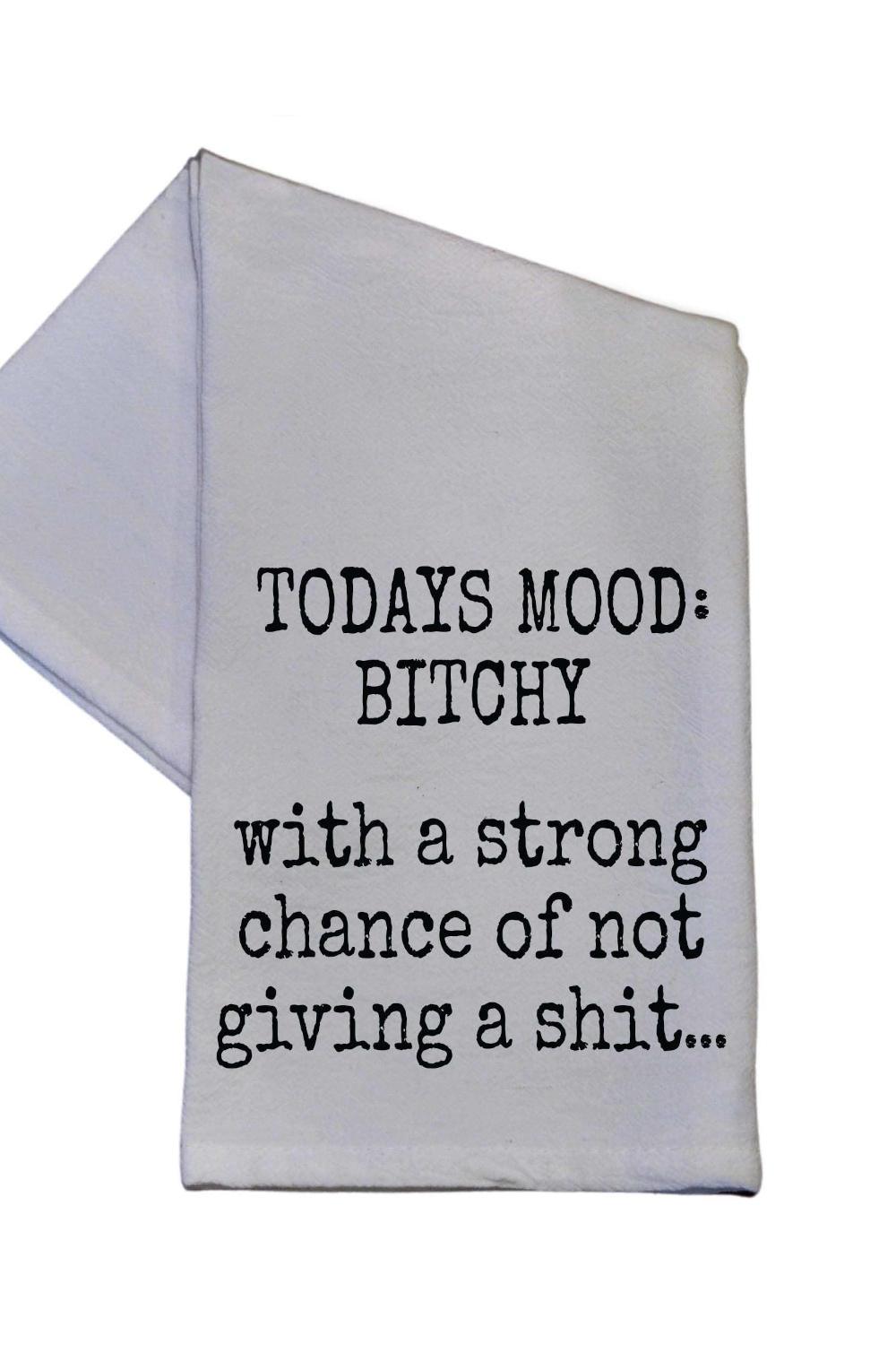 Today's Mood Kitchen Towel - Strawberry Moon Boutique