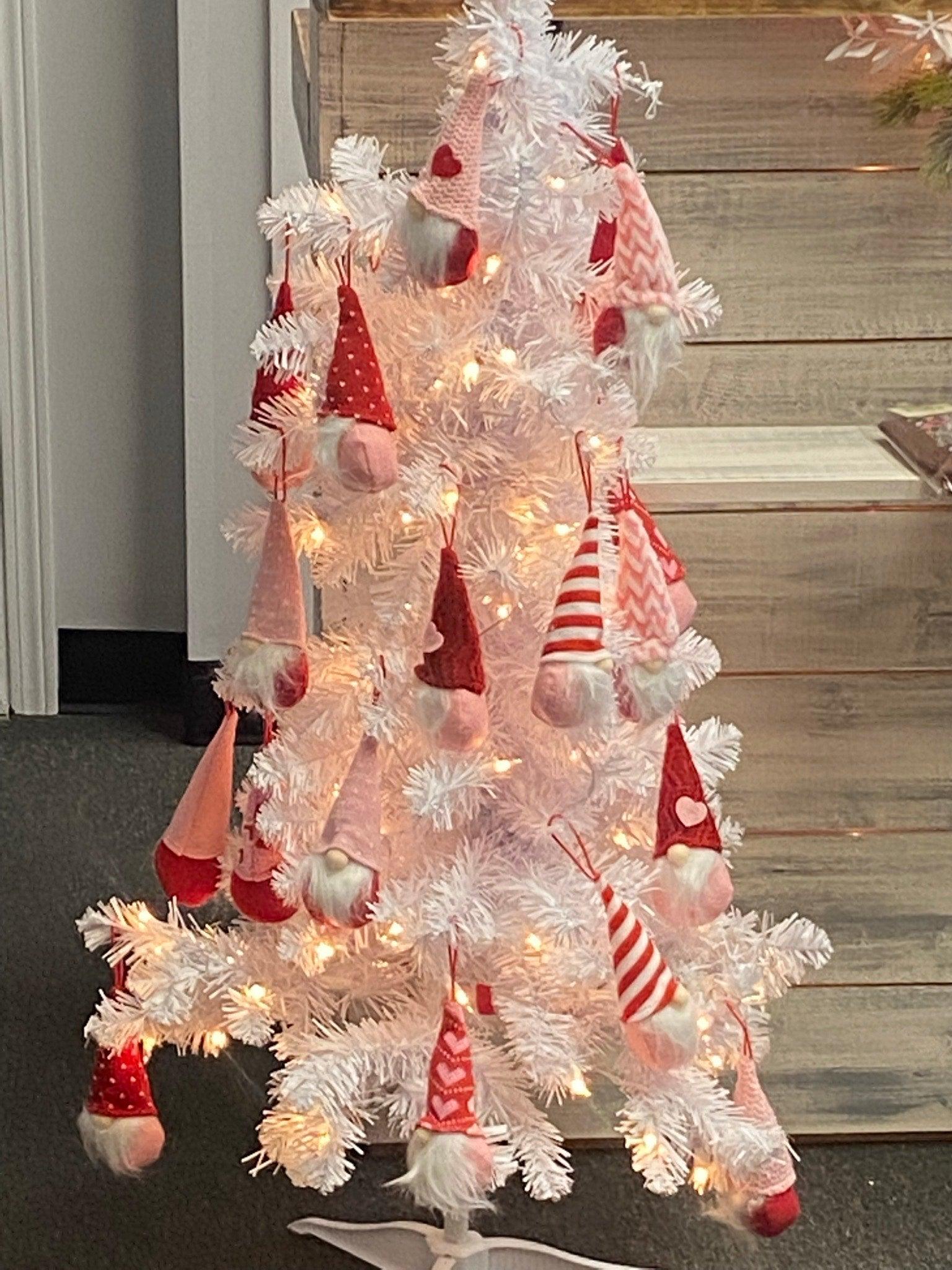Valentine's Day Hanging Gnome Ornaments - Strawberry Moon Boutique