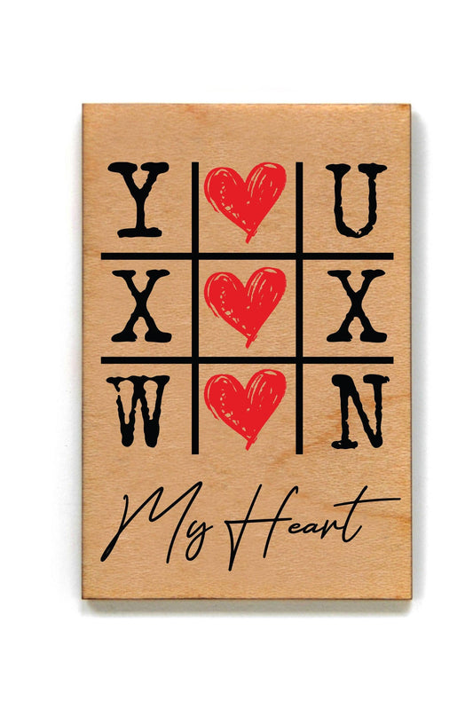 You Won My Heart Valentine's Magnet - Strawberry Moon Boutique
